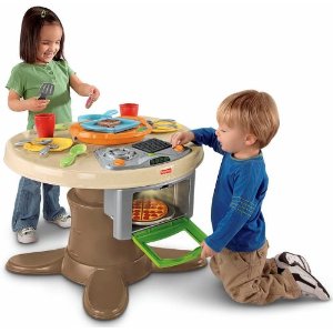 Great Fisher-Price Servin' Surprises Kitchen & Table รูปที่ 1