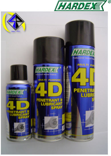 สเปรย์หล่อลื่นเอนกประสงค์ HARDEX 4D PENETRANT & LUBRICANT SPARY รูปที่ 1