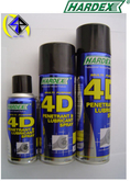สเปรย์หล่อลื่นเอนกประสงค์ HARDEX 4D PENETRANT & LUBRICANT SPARY