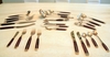 รูปย่อ SALE Cupronickel Cutlery in a Teak Wood Chest ต้องการขายชุดอุปกรณ์บนโต๊ะอาหาร บรรจุในกล่องไม้สัก รูปที่2