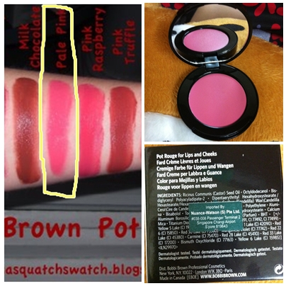 บรัสครีม (ทาได้ทั้งปากและแก้ม)bobbi brown pot rouge for lip and cheeks สี pale pink รูปที่ 1