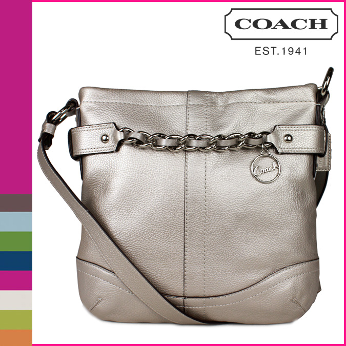 ขายกระเป๋า COACH ของแท้ รุ่น F19722 สี Silverจากอเมริกา ส่งฟรี รูปที่ 1