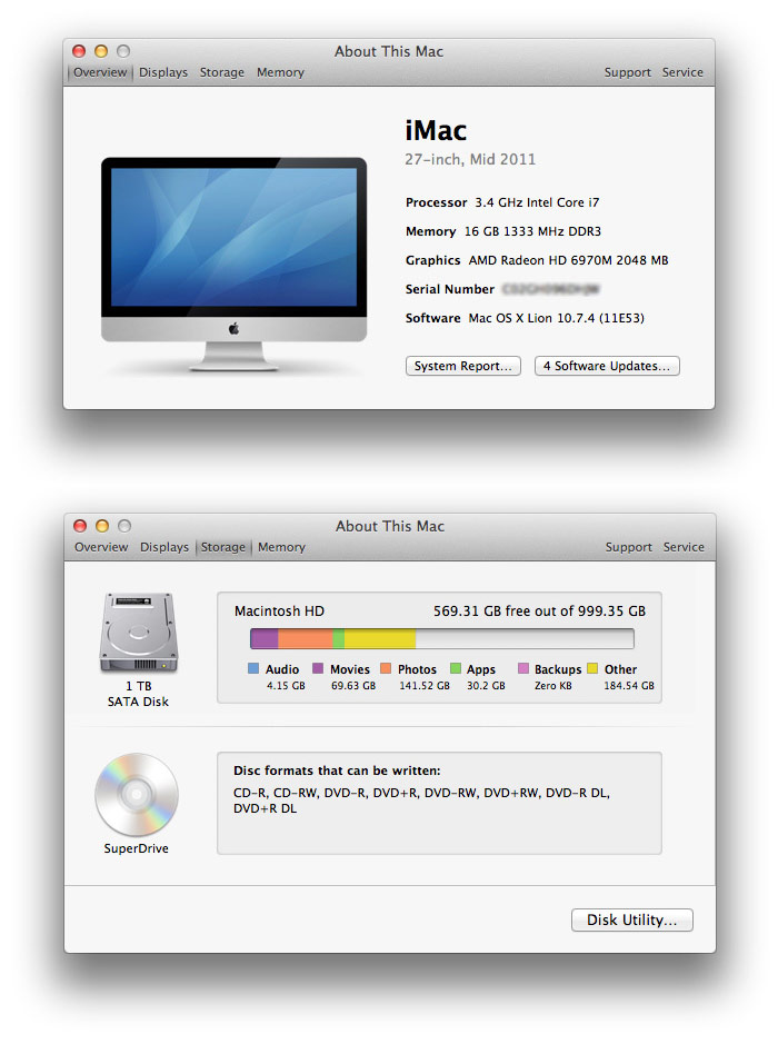 ต้องการขาย iMac 27-inch, 3.4 GHz Intel Core i7 (สั่งประกอบจาก Apple Store) รูปที่ 4