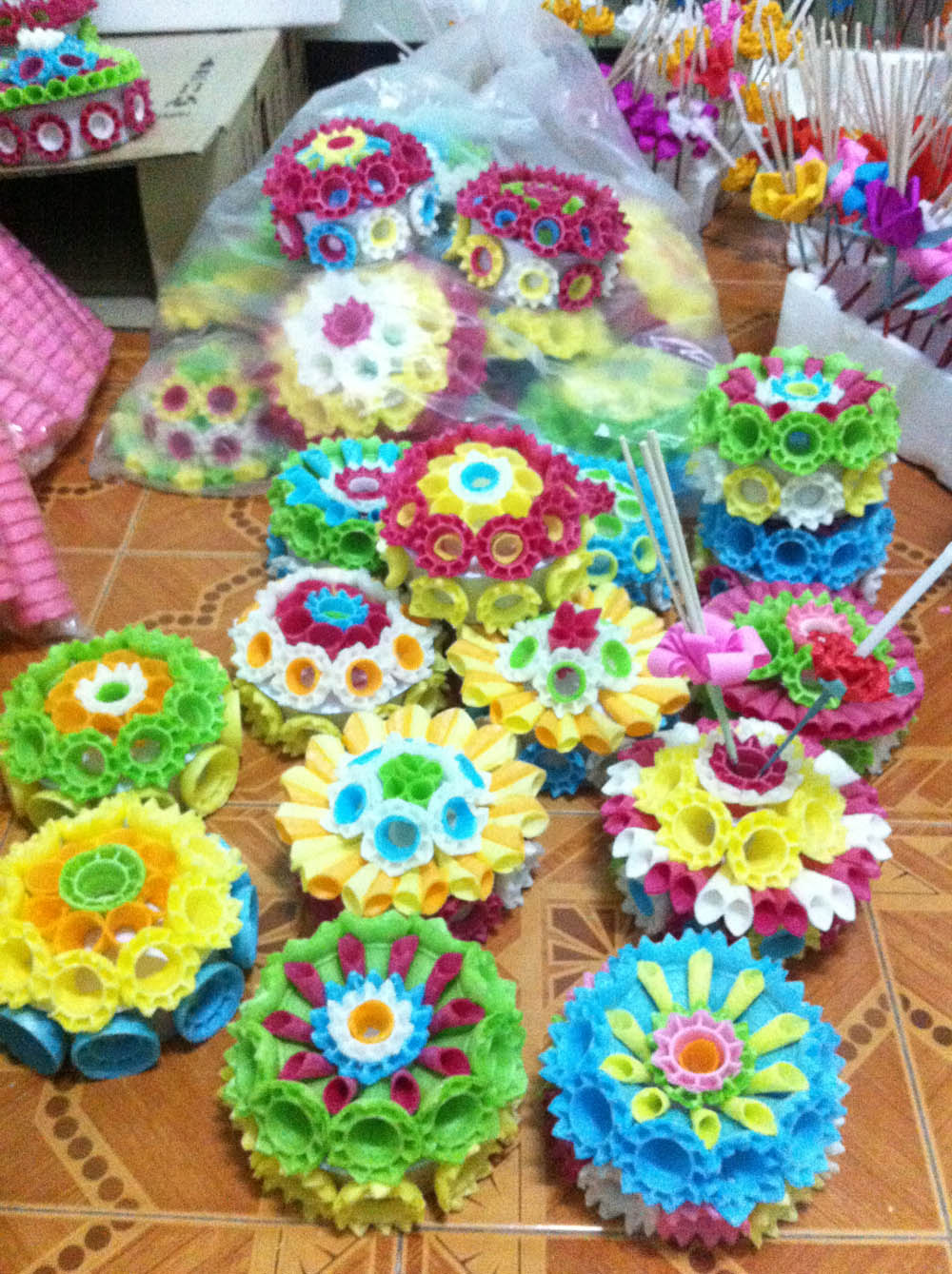 ขายส่งกระทงขนมปัง กระทงกรวยไอติม  สีสันสวยงาม ด่วนๆ สินค้าพร้อมส่ง เขตลำพูน-เชียงใหม่ สั่งเยอะส่งให้ถึงที่ รูปที่ 4
