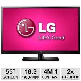 LG 55LS4500 55-inch 1080p 120Hz Edge LED HDTV รูปที่ 1