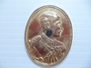รูปย่อ เหรียญในหลวง ร.5 วัดพระพุทธบาท สระบุรี ครบ 350 ปี 2167-2517 กะไหล่ทอง รูปที่1