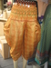 รูปย่อ กางเเกงผ้าไทยผ้าพิมพ์ทอง,  กางเกงจูงกระเบนผ้าพิมพ์ทอง,  กางเกงผ้าไทยทรงนักบิน รูปที่1