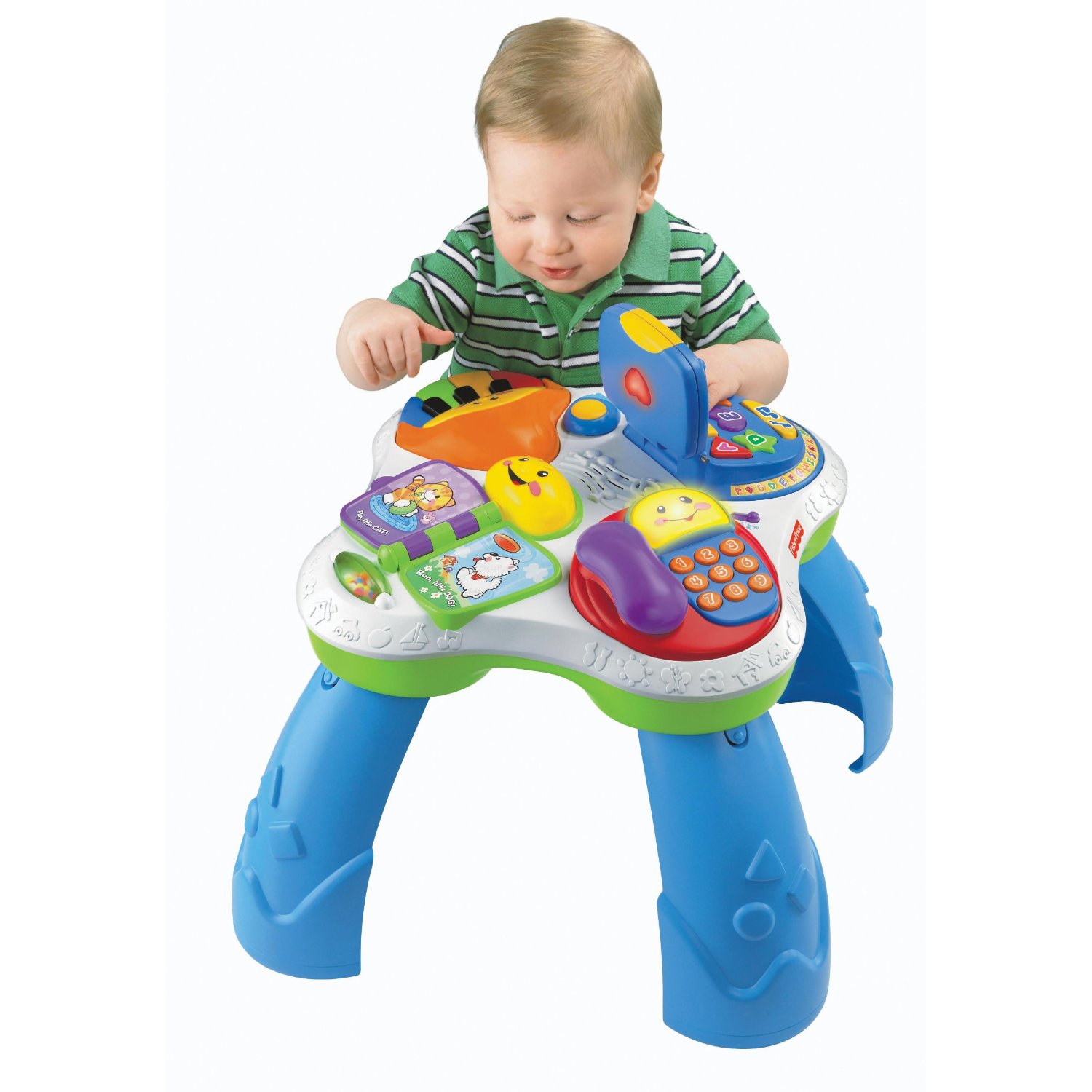 โต๊ะกิจกรรมยอดฮิต Fisher-Price Laugh and Learn Fun with Friends Musical Table ของใหม่ พร้อมส่ง รูปที่ 1