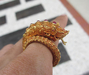 รูปย่อ แหวนพญานาค ทอง100 งานเก่า สวย หายาก รูปที่5