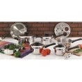 Top Maxam KT17 17-Piece 9-Element Surgical-Stainless-Steel Waterless Cookware Set
