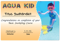 เรียน Snorkeling สำหรับเด็ก กับ AQUA KID 