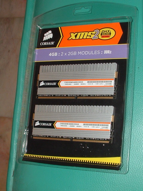 ขาย Ram Corsair DDR2 800 4GB = 2x2GB  Dual-Path รูปที่ 3
