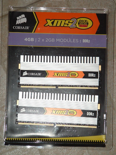 ขาย Ram Corsair DDR2 800 4GB = 2x2GB  Dual-Path รูปที่ 1