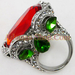 รูปย่อ แหวนแฟชั่น แหวนแฟนซี แหวนค็อกเทล แหวนเพชรคริสตัล สีแดงเขียวขาว ส่งEMSฟรี รูปที่6