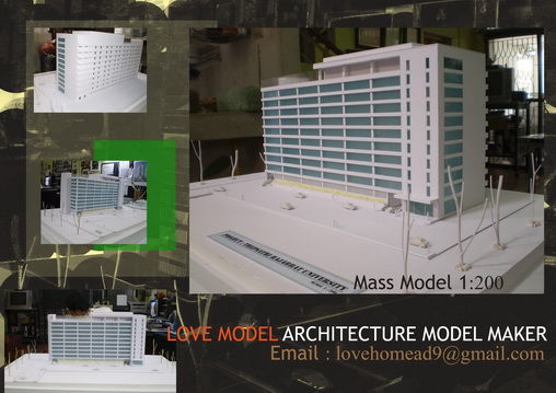 รับทำ model จำลองบ้าน อาคาร โมเดลงานสถาปัตยกรรม model ทาวน์เฮาส์ โมเดลบ้านจัดสรร รูปที่ 1