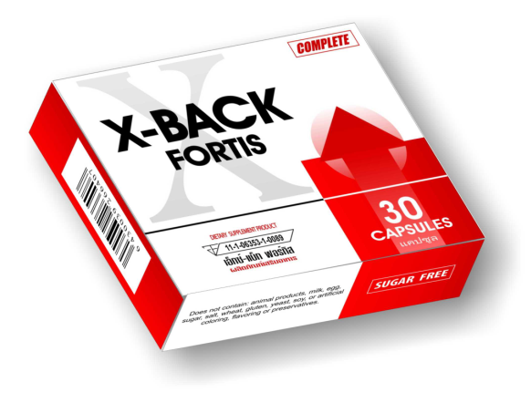 X-BACK FORTIS เอ็กซ์-แบ็ก ฟอร์ทิส ขนาดทดลอง10 แคปูฃซูล 900 บาท อาหารเสริมเพิ่มขนาด อาหารเสริมผู้ชาย เสริมสมรรถภาพทางเพศ  รูปที่ 1