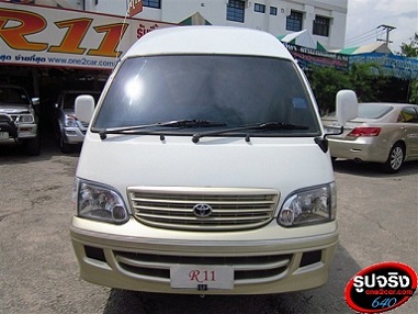 ขายรถตู้มือสอง TOYOTA HIACE COMMUTER เกียออโต้ รถบ้านเจ้าของเดียว ราคาถูกฟรีดาวน์ รูปที่ 1