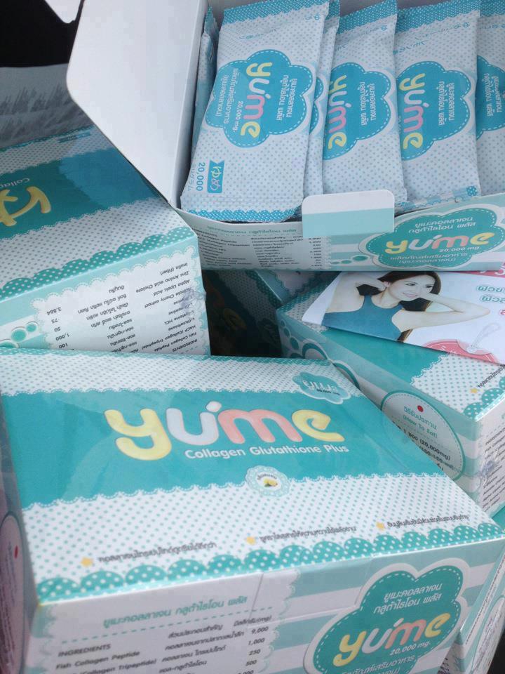 Yume ยูเมะคอลลาเจน 20000 mg 1กล่อง เพียง 1400 บาทชิ้นแรกก็ได้ราคาส่งคะ www.koreabeauty2u.com รูปที่ 3