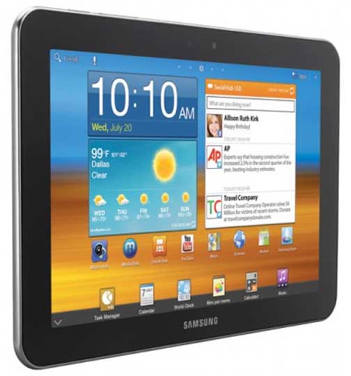 GalaxyTab 8.9 (3G/wifi) พร้อม Case Samsung แท้  ประกัน 10 เดือน รูปที่ 1