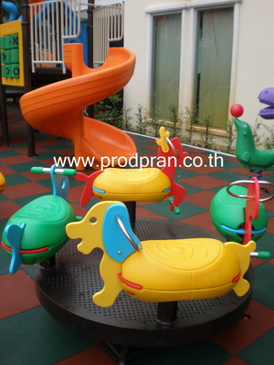 ของเล่น เครื่องเล่นสนาม พื้นยางกันกระแทก รูปที่ 3