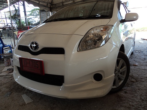 ชุดแต่งรถไฟเบอร์กลาสลิ้นต่อรอบคันทำสีรวมติดตั้ง6,500บาท งานดิบ3,500บาท รับซ่อมชุดแต่ง ชุดแต่งตามแบบ ราคาโรงงาน รูปที่ 6