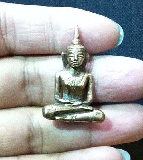 พระยอดธง อยุธยา เนื้อนาค นน.16.69 g รูปที่ 6