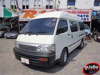 ขายรถตู้มือสอง รถตู้หลังคาสูงหัวจรวด TOYOTA HIACE COMMUTER รถบ้านสภาพสวย รูปที่ 1