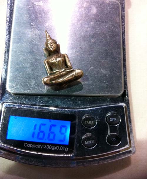 พระยอดธง อยุธยา เนื้อนาค นน.16.69 g รูปที่ 7