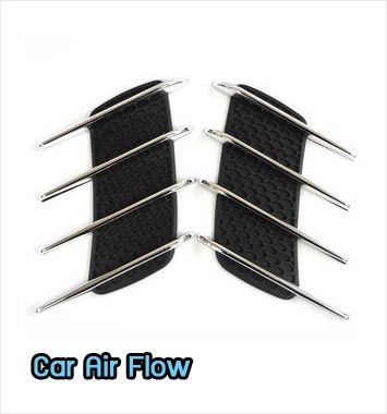 O34 Car Air Flow ทรงเหงือกฉลาม รูปที่ 2