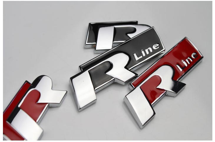 O31 สติ๊กเกอร์แต่งรถ R-Line 3D รูปที่ 3