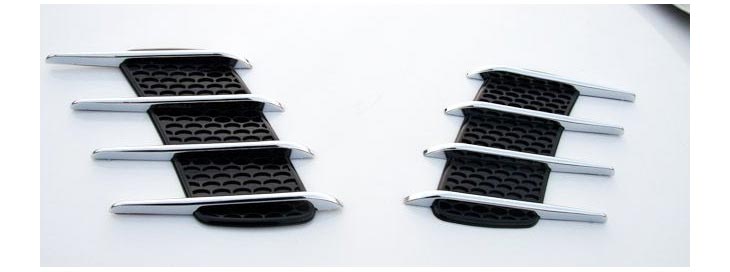 O34 Car Air Flow ทรงเหงือกฉลาม รูปที่ 4
