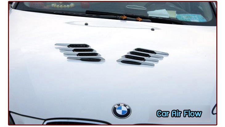 O34 Car Air Flow ทรงเหงือกฉลาม รูปที่ 5