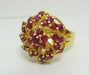 รูปย่อ แหวน ทับทิม จันทบุรี ลายดอกพิกุล งานสวยมาก นน.9.33 g รูปที่1