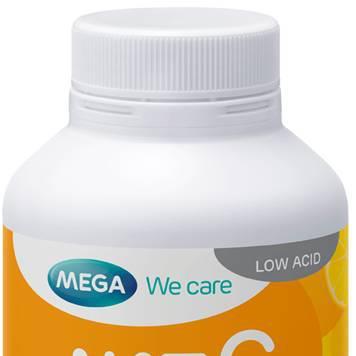 MEGA We care : NAT C LOW ACID 150 Tablets รูปที่ 1