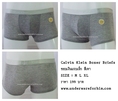 กางเกงในชาย Calvin Klein Boxer Briefs : สีเทา แถบเงินขอบเล็ก