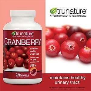 TruNature,cranberry 300 mg.220 softgels ส่งฟรีลงทะเบียน รูปที่ 1