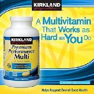 Kirkland Signature Premium Performance Multi Vitamins 300 tabletsส่งฟรีลงทะเบียน รูปที่ 1