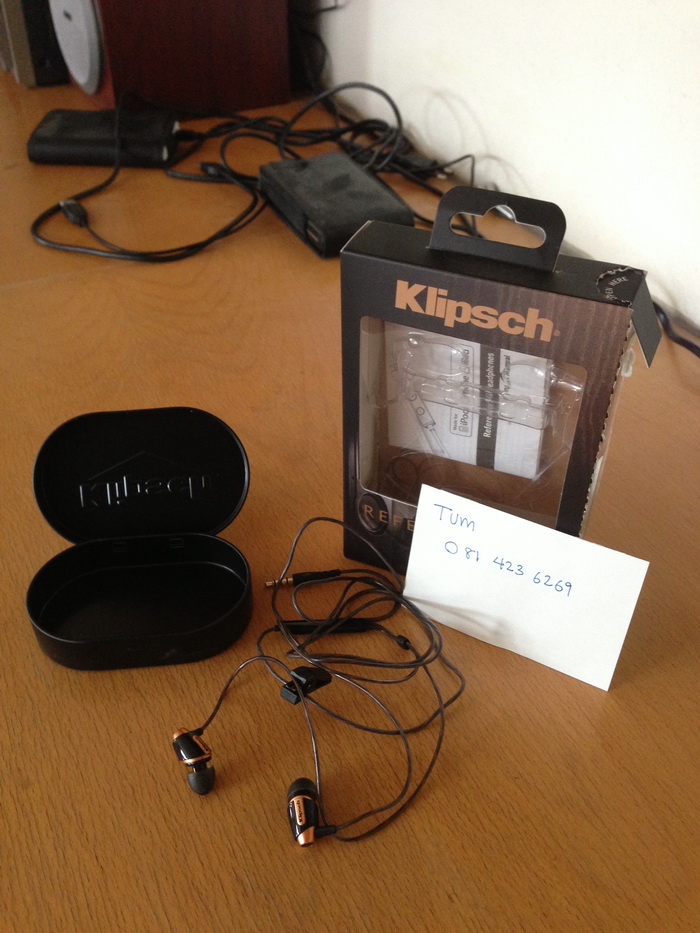 ขายสุดยอดหูฟัง Klipsch Reference S4i มือสอง สภาพใหม่มากกก ยังอยู่ในประกัน ของครบครับ รูปที่ 3