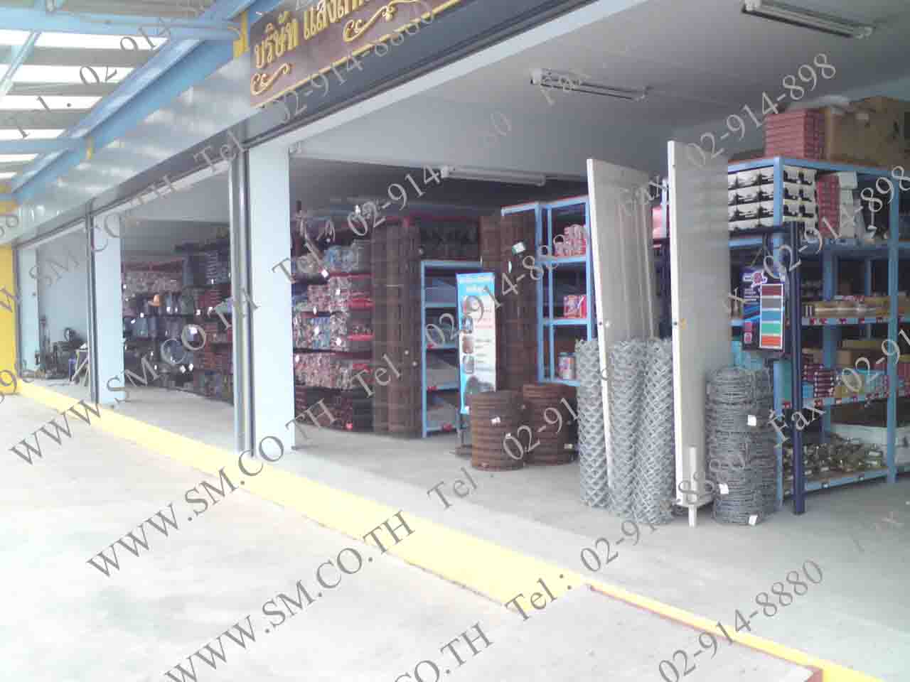ขายเหล็กเส้น เหล็กรูปพรรณ สแตนเลส เมทอลชีท metalsheet ประตูกันไฟ Daimond door รูปที่ 2