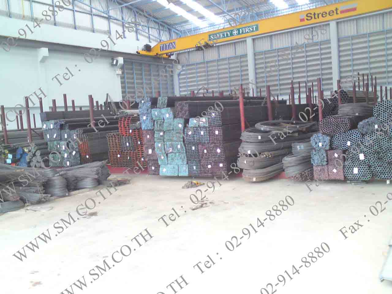 ขายเหล็กเส้น เหล็กรูปพรรณ สแตนเลส เมทอลชีท metalsheet ประตูกันไฟ Daimond door รูปที่ 3