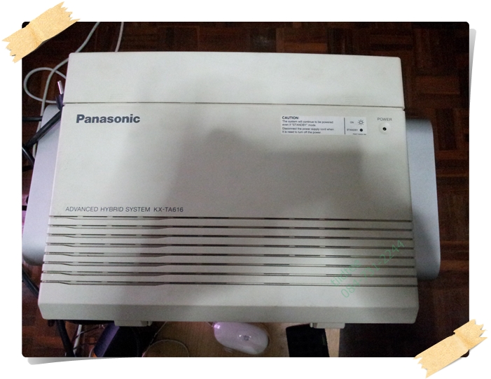 ตู้สาขา Panasonic KX - TA616 พร้อม เครื่อง Operator Panasonic KX - T7730 รูปที่ 1