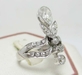 รูปย่อ แหวน เพชร หยดน้ำ เพชร เหลี่ยม Old European Cut Diamonds น่ารักมาก นน.3.34 g รูปที่2