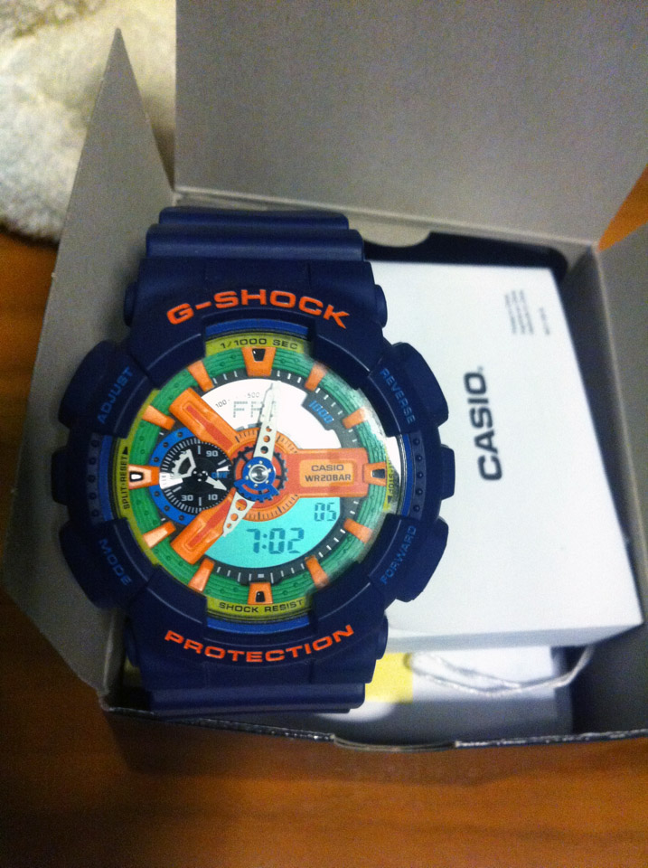 ขายนาฬิกา G-Shock Crazy Blue Color Limited Edition Shopเมืองไทยไม่มีขายแล้ว รูปที่ 1