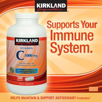 Fish Oil Kirkland กลูโคซามีน ( Kirkland Glucosamine) และวิตมิน ซี รูปที่ 1