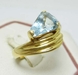 รูปย่อ แหวนทอง บลูโทพาส ทองคำฝังเพชร นน. 5.73 g รูปที่2
