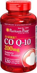 Puritan’s pride co q10 200 mg.120 softgels ส่งฟรีลงทะเบียน รูปที่ 1