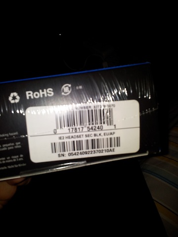 ขายหูฟัง Bose IE2 ของแท้ครับ หิ้วมาจากสิงคโปร์ ใหม่ซีลทุกกล่อง!!! 3500 เท่านั้น จำนวนจำกัด!!! รูปที่ 6