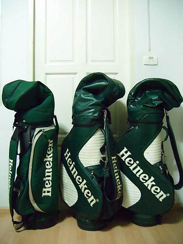 ขายถุงกอล์ฟหนัง Heineken 9นิ้ว ซิปใช้ได้ทุกตัว รูปที่ 1