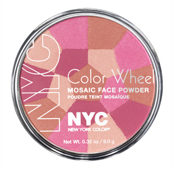 NYC Color Wheel Mosaic Face Powder : Pink Cheek Glow บลัชออนเบลนสี 4 เฉด  รูปที่ 1