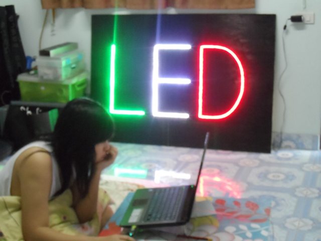 ป้ายไฟled,ป้ายร้านled, led รูปที่ 1